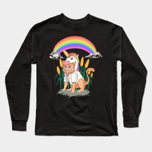 Cat Unicorn Long Sleeve T-Shirt